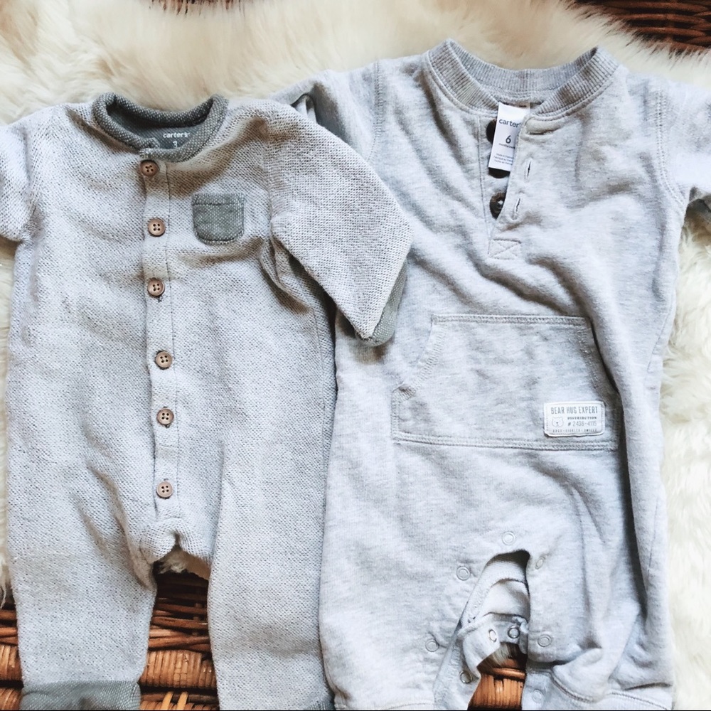 ❌SOLD❌ Carters Playsuits + Pajamas